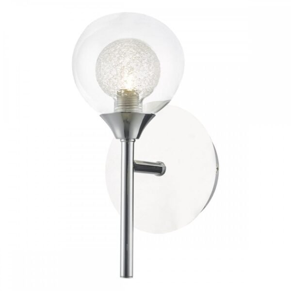 Zeke Polished Chrome Wall Light