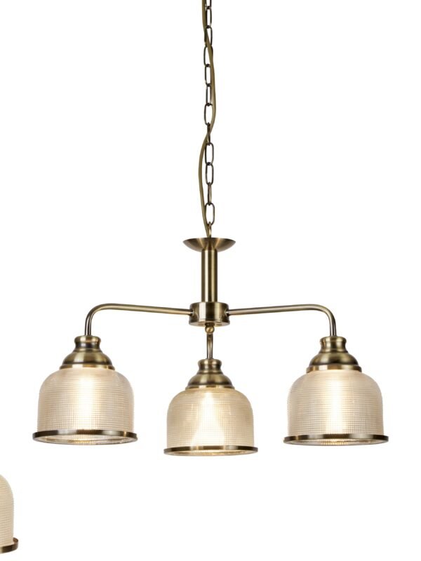 Bistro Brass 3 Light Ceiling Pendant