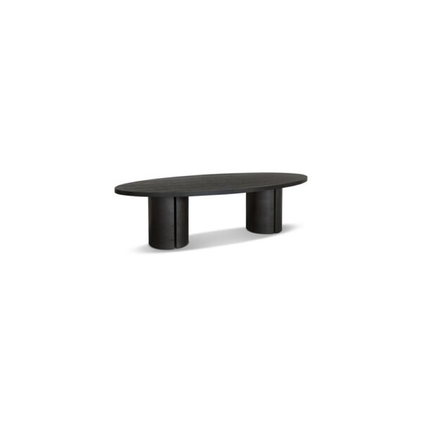 Lugano Dining Table Dark Oak Veneer