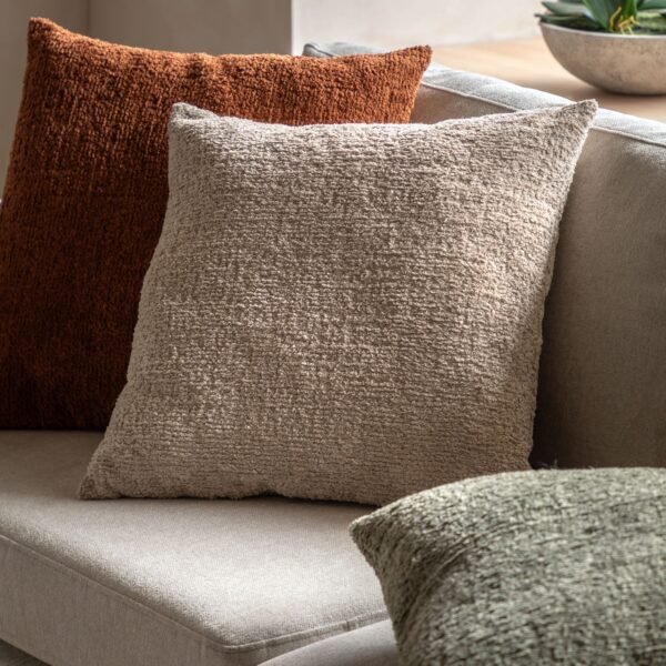 Kaia Chenille Taupe Cushion