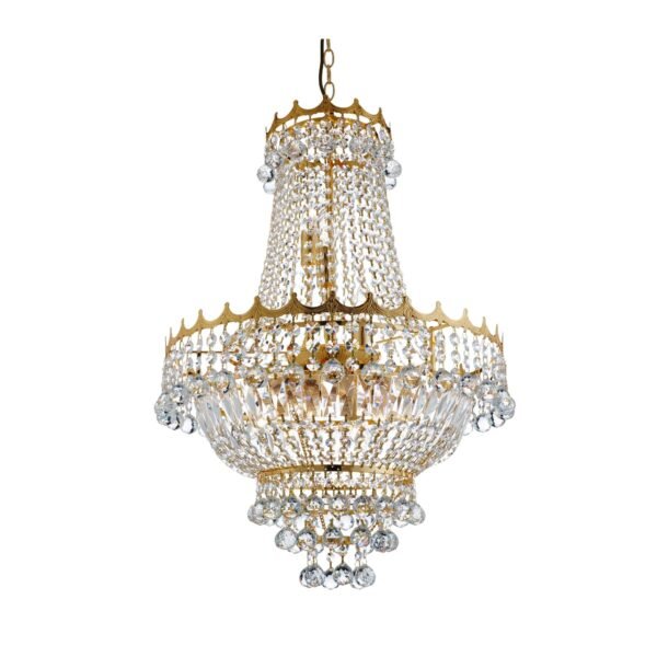 Versailles Gold 9 Light Chandelier
