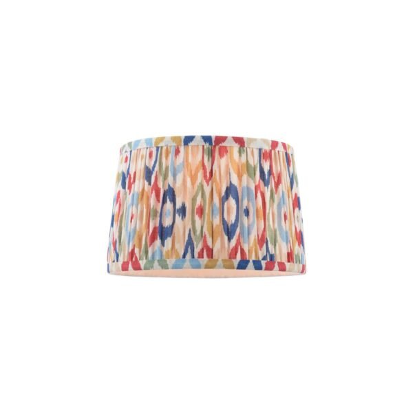 Folly Light Multi Coloured Cotton Tapered Drum Shade 25cm