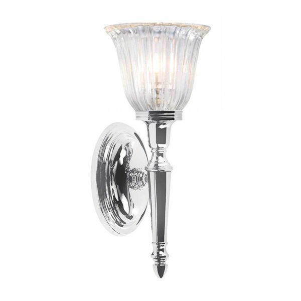 Dryden Wall Light Polished Chrome Cone 1 Light