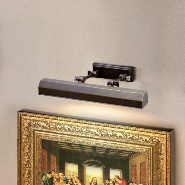 Chawton Medium Picture Light 2 Light Dark Bronze
