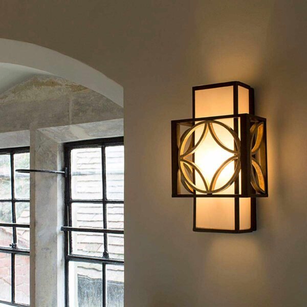 Remy 1 Light Wall Light Heritage Bronze/Parissiene Gold