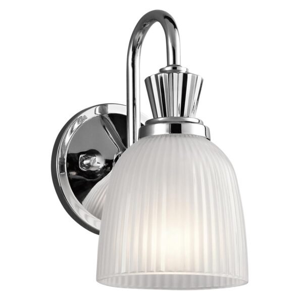 Cora 1 Light Wall Light Polished Chrome