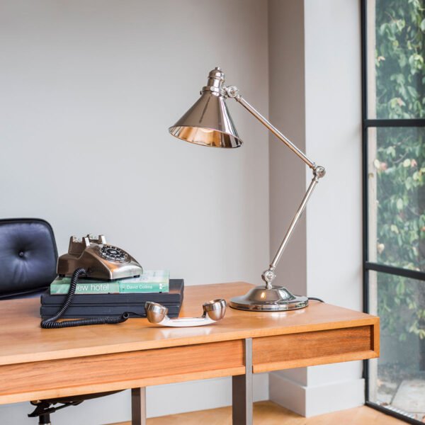 Provence 1 Light Table Lamp Polished Nickel