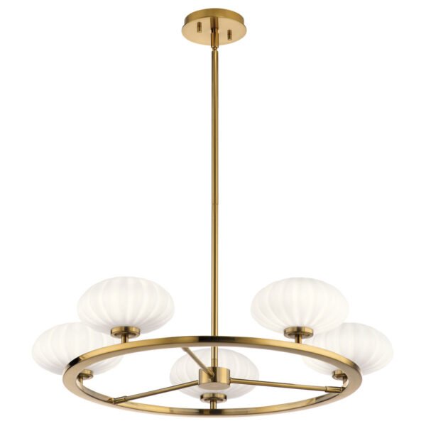 Pim Pendant Ceiling Light Fox Gold 5 Light