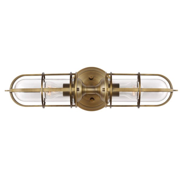 Urban Restoration Wall Light Dark Antique Brass