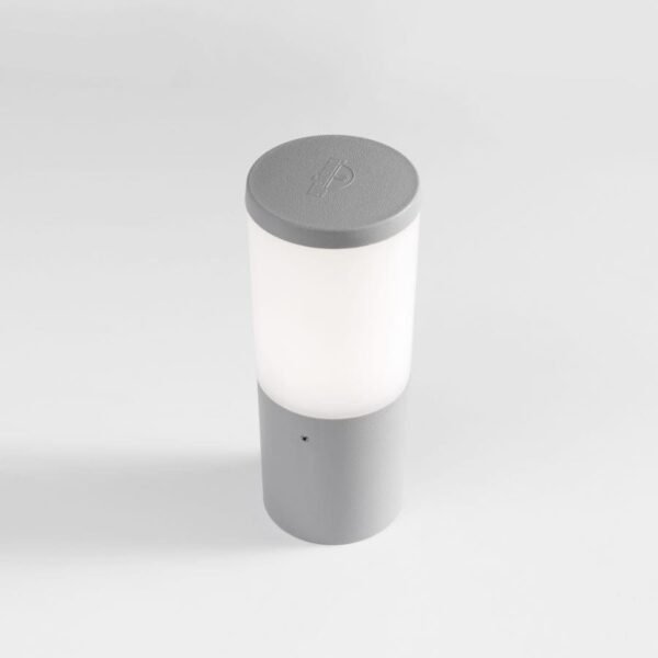 Fumagalli Amelia 250 LED Bollard Pedestal Light Grey