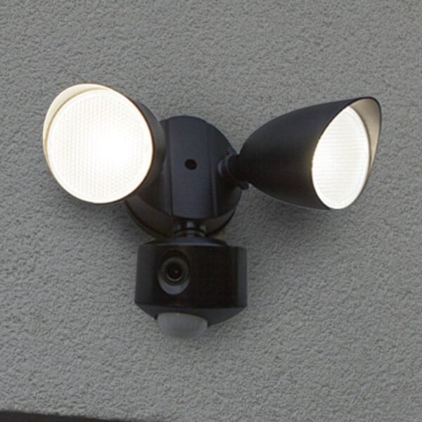 Lutec Draco LED HD Camera Light with PIR Motion Sensor