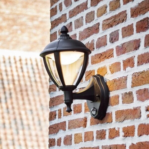 Unite Outdoor LED Wall Lantern With PIR